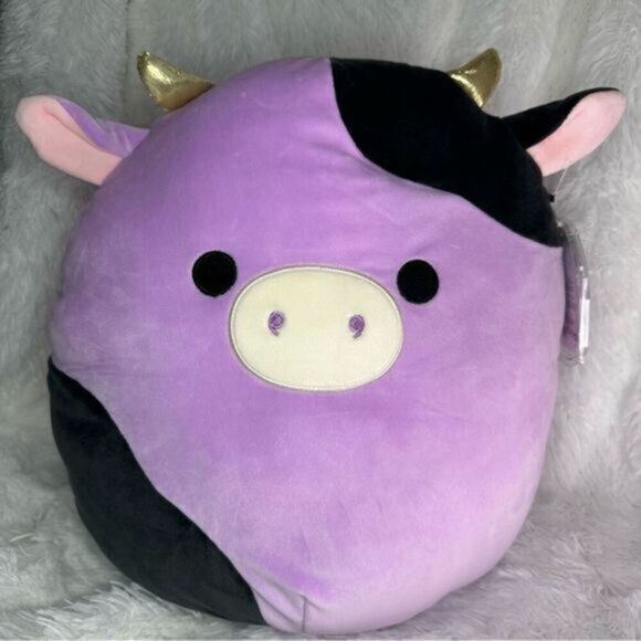 Squishmallows Alexie the Purple Cow - Picture 1 of 5